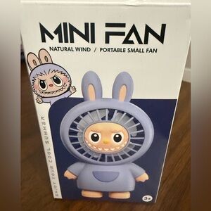 Portable Blue Bunny Mini Fan